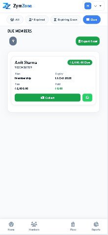 Track pending dues and collect them with one tap